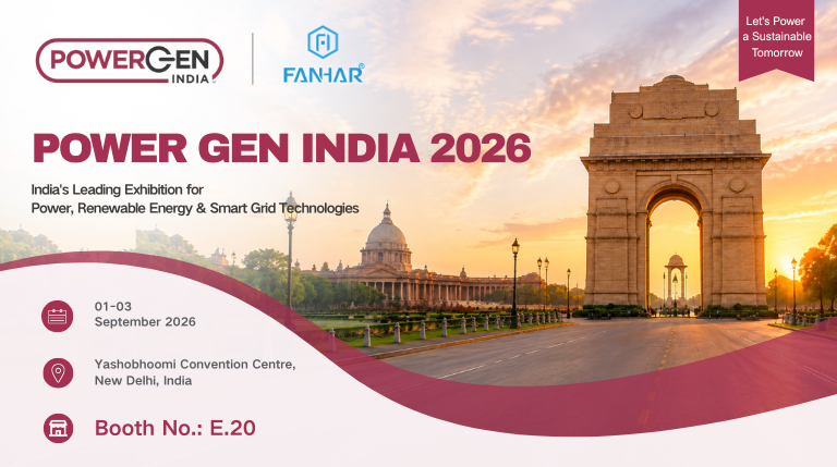 Prikaz izložbe | FANHAR Electronics će debitirati na sajmu POWERGEN India 2026 – štand E.20, vaš posjet je srdačno pozvan